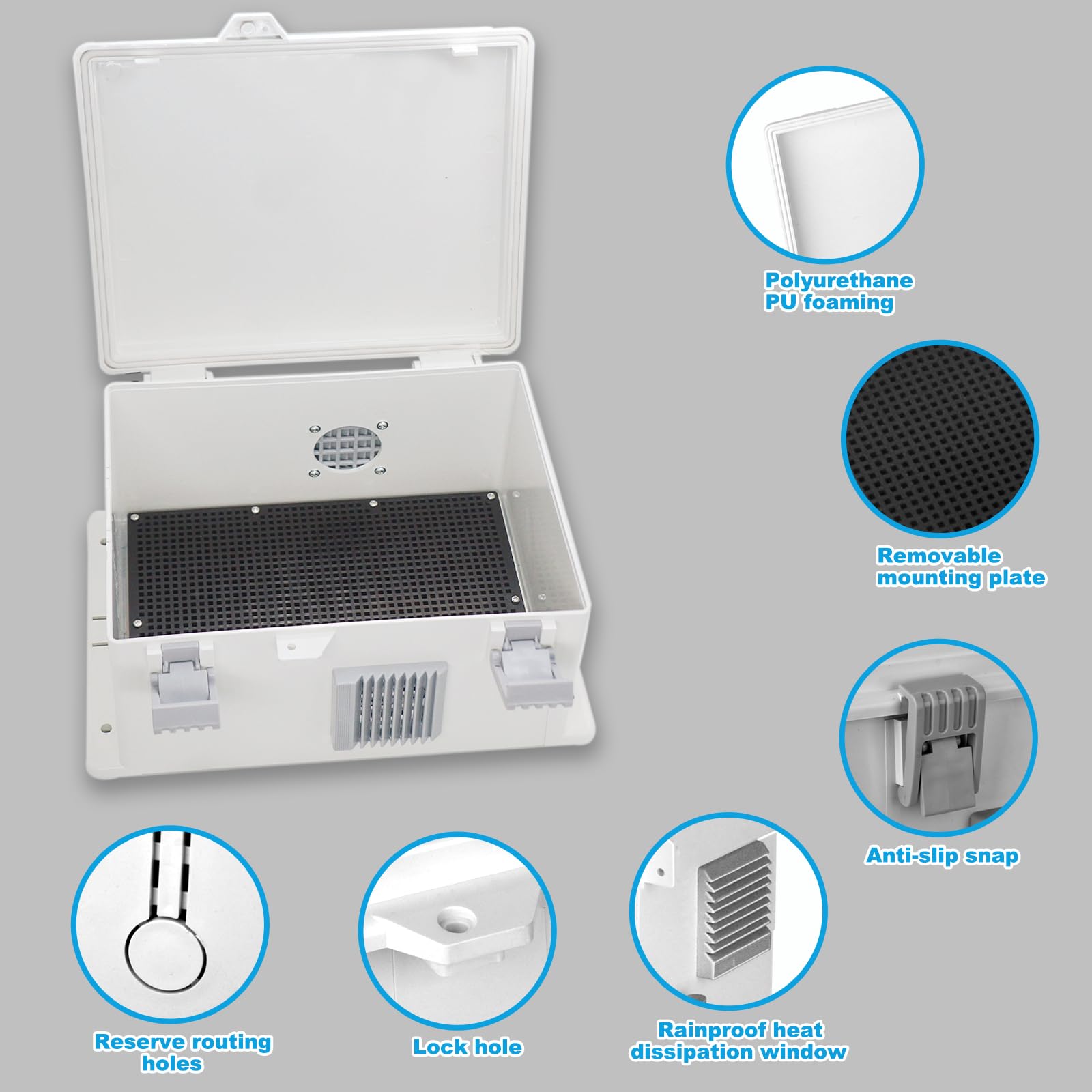 YETLEBOX Electrical Junction Box, Outdoor Water Resistant Nema